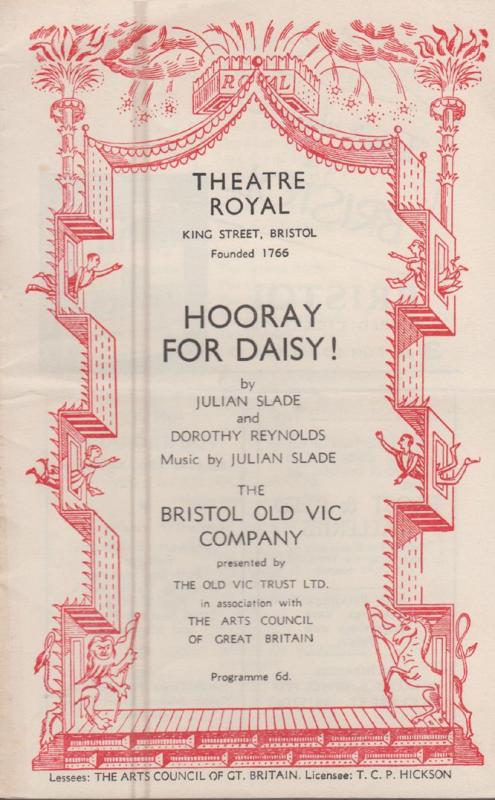 Leonard Rossiter Hooray For Daisy Rising Damp Comedy Bristol Theatre Programme