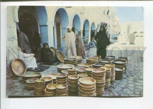 470904 Algeria Ghardaia Bazaar Old postcard