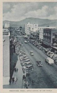 Washington Wenatchee Main Street Scene Apple Capitol Of The World Albertype