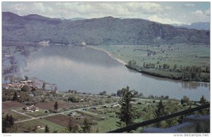 Fraser River and Mt. Baker, Benedictine Monastery, Mission City, British Colu...