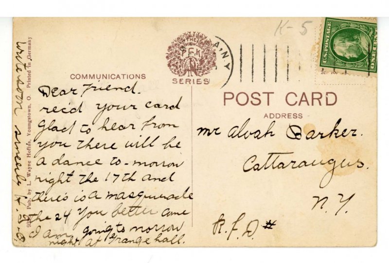 NY - Westfield. High School