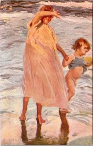 Girls At The Beach The Two Sisters Valencia By Bastida Art Institute Of Chicago