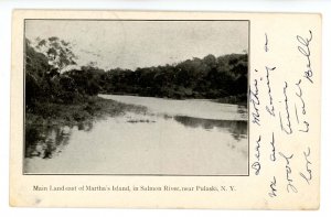 NY - Pulaski. Main Land East of Martha's Island