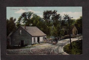 ME East Auburn Maine Old Mill Horse Drawn Cart Vintage Postcard