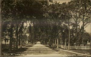 Yarmouth Cape Cod MA Main St. West c1910 Real Photo Postcard