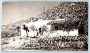 Monterrey Nuevo Leon Mexico Postcard Pierman Huasteca 1940 RPPC Photo