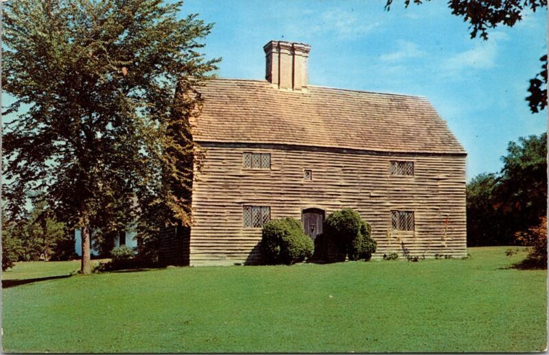 Historic Long Island Old House Cutchogue John Budd Southold Postcard
