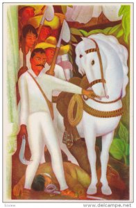 Painting, Emiliano Zapata, Agrarian Revolutionary Leader, Palacio de Cortes, ...