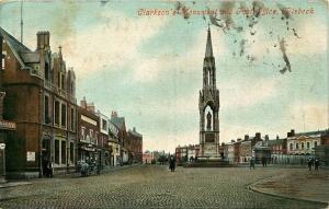 1904 POSTCARD CLARKSON'S MONUMENT & POST OFFICE Wisbech Cambridgeshire UK