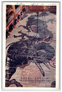 Nikko Japan Postcard The Crying Dragon at Yakushido 1921 Unposted Antique