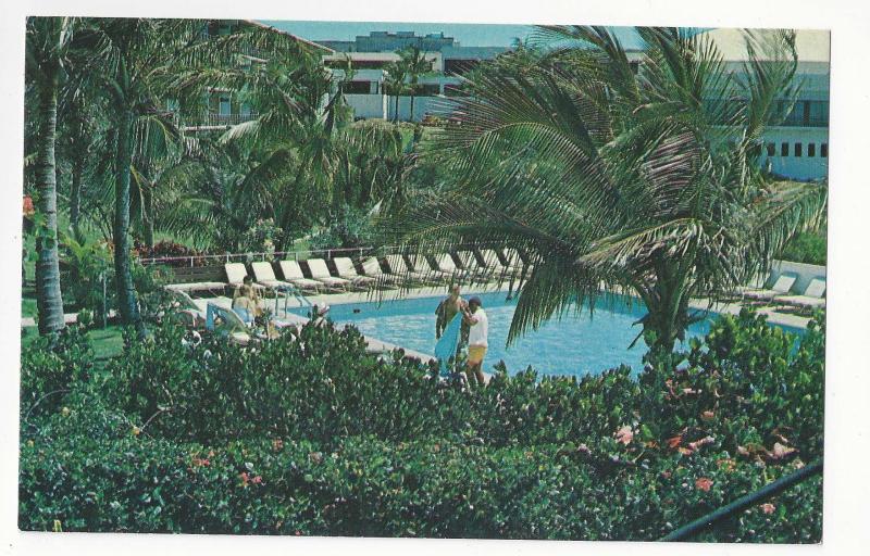 Puerto Rico El Conquistador Hotel Las Croabas Upper Swimming Pool Vtg Postcard