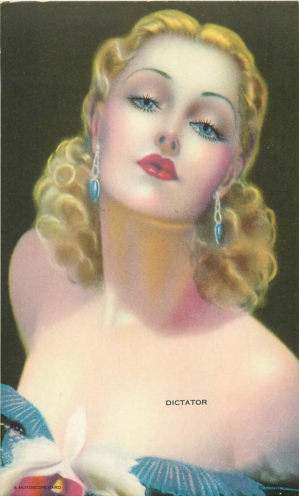 Mutoscope Pin Up Card Yankee Doodle Girls 1942 Ms48 Dictator Other Unsorted Postcard 