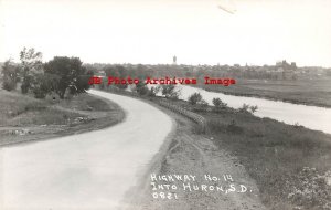 SD, Huron, South Dakota, RPPC, Highway No 14, Photo No 0821