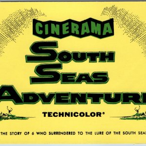 c1950s Cinerama South Seas Adventure Postcard Century Theatre Minneapolis MN