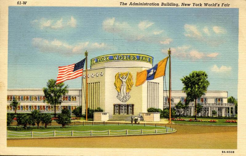 NY - 1939 New York World's Fair. Administration Building