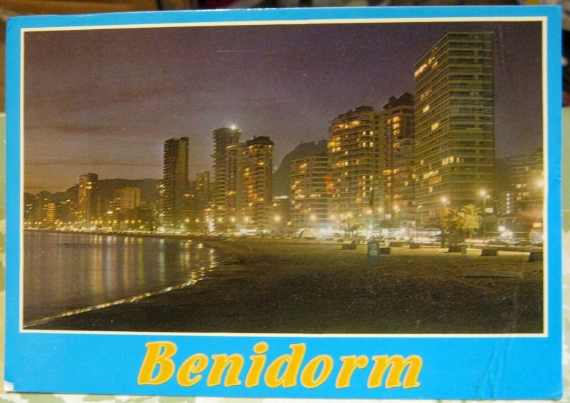 Spain Benidorm Playa de Levante - posted 1990