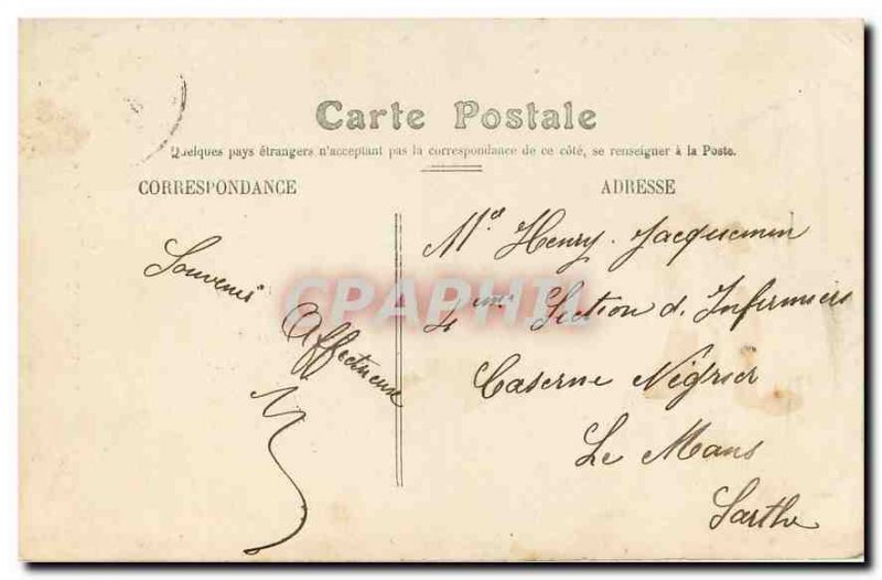 Old Postcard Angers Eglise Notre Dame