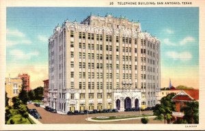 Texas San Antonio Telephone Building Curteich