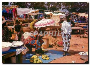 Postcard Modern Repbulique Popular Benin Marche