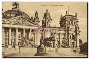 Old Postcard Berlin Bismarckdenkmal