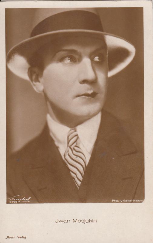 JWAN MOSJUKIN CINEMA MOVIE STAR ACTOR ROSS BERLIN PHOTO POSTCARD