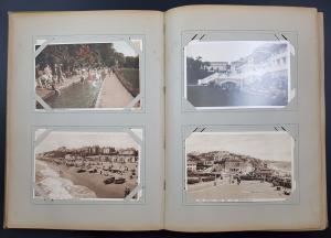 Vintage Tuck Postcard Album, 112 Cards, Much Poole & Bournemouth Most pre 1930  