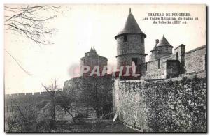 Old Postcard Chateau De Fougeres The Melusine Tours Guibe and Goblin (XIII ce...