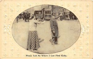 Find Kelly Police 1910 glitter on card