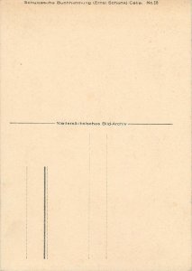 Postcard Germany Celle Stadtkirche Architecture Church Interior Altar  statue