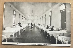 UNUSED .01 POSTCARD - WARD IN U.S. GENERAL HOSPITAL, PRESIDIO, SAN FRANCISCO, CA