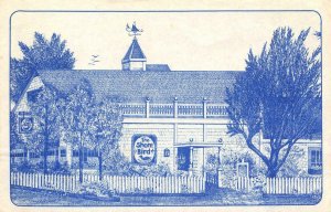 THE SHORE BIRD Seafood Restaurant - Princeton-by-the-Sea, CA Vintage Postcard