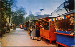 Olvera Street Market Place Los Angeles Vintage Postcard C144