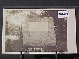 East Greenwich, RI The Forge rppc monument #S01452