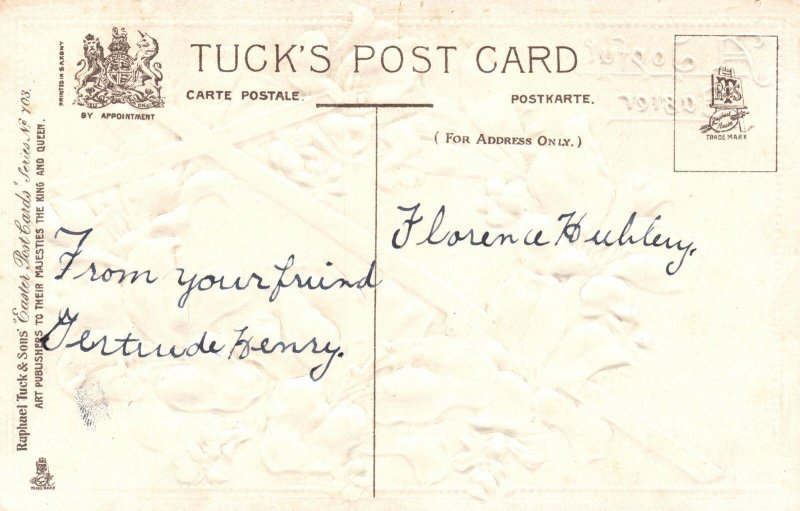 Vintage Postcard 1910's A Joyful Easter Holiday Special Greeting Eastertide