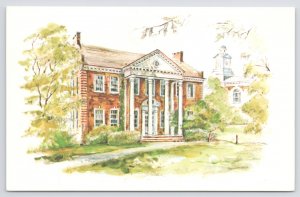 State View~Painting of JAR Rogers Art Building Berea Kentucky~Vintage Postcard