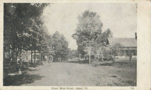 CABOT, Vermont, 1900-10s; Upper Main Street