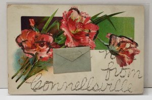 HOT FROM CONNELLSBURG PA to Waynesboro Pa c1910 Postcard B8