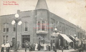 MI, South Haven, Michigan, US Post Office Building, Exterior, Payne Printing Pub