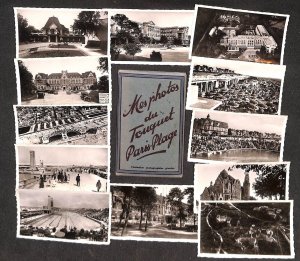 France Touquet Paris-Plage set of 12 real photos 1930s