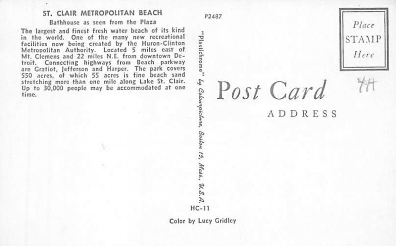 Saint Clair Metropolitan Beach Largest And Fresh Water Beach - St. Clair, Mic...