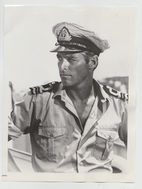 JAMES FRANCISCUS AS WW II US NAVY OFFICER 1978 CBS  PRESS PHOTO