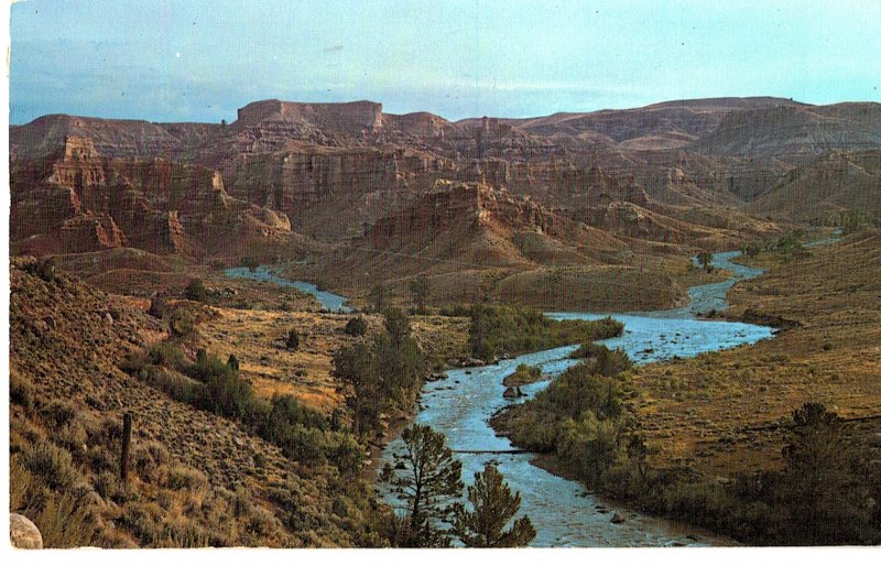 In the Wind River Badlands