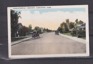 CANADA, SASKATCHEWAN CRESCENT, SASKATOON, c1910 ppc., unused.