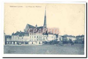 Pithiviers Old Postcard Place du Martroi