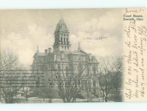 Pre-1907 COURT HOUSE Newark Ohio OH n6085