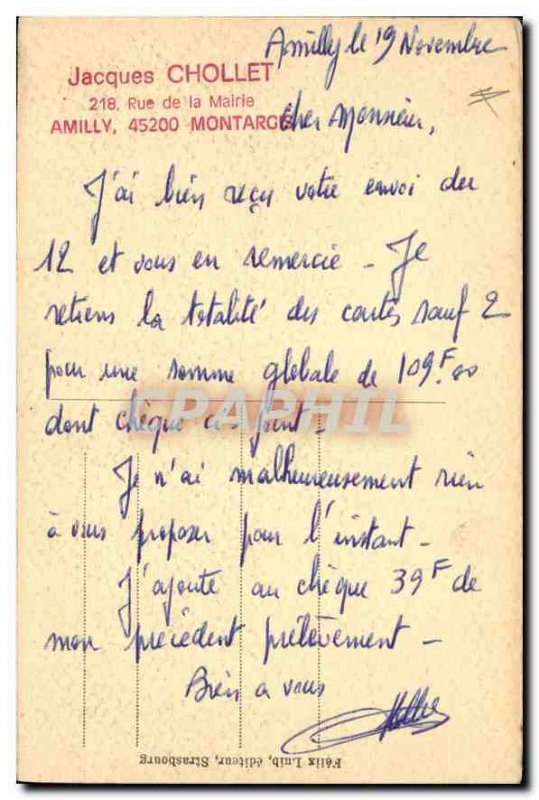 Old Postcard Mont Sainte Odile