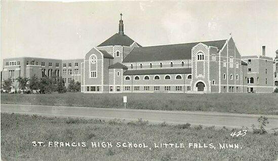 MN, Little Falls, Minnesota, High School, Pearson No. 423, RPPC