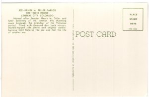 US    PC2878 PARLOR, TELLER HOUSE CENTRAL CITY, CO