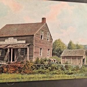 Postcard  Near Haines-Corners-in-the- Oldest House Standing Catskills, NY Y9