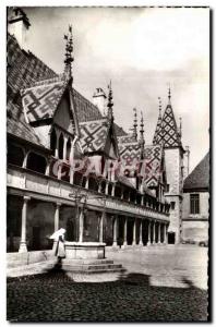 Old Postcard Beaune Hotel Dieu Court D & # 39honneur